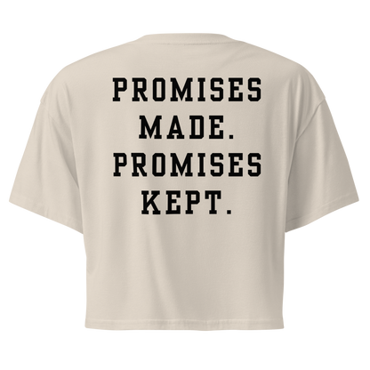Godfidence Promises Crop Top - Godfidence Every Day G.E.D. Brand