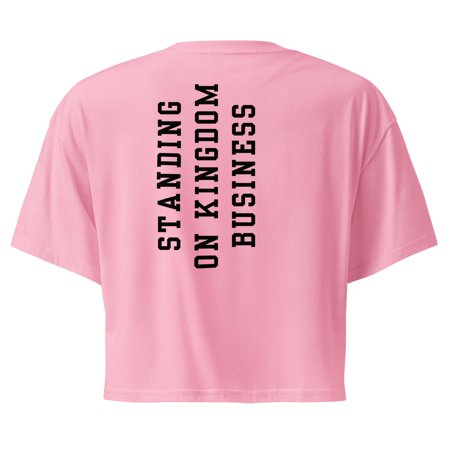 Kingdom Women's Crop Top - Godfidence Every Day G.E.D. Brand