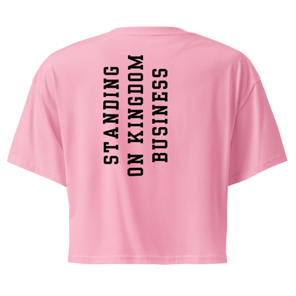 Kingdom Women's Crop Top - Godfidence Every Day G.E.D. Brand