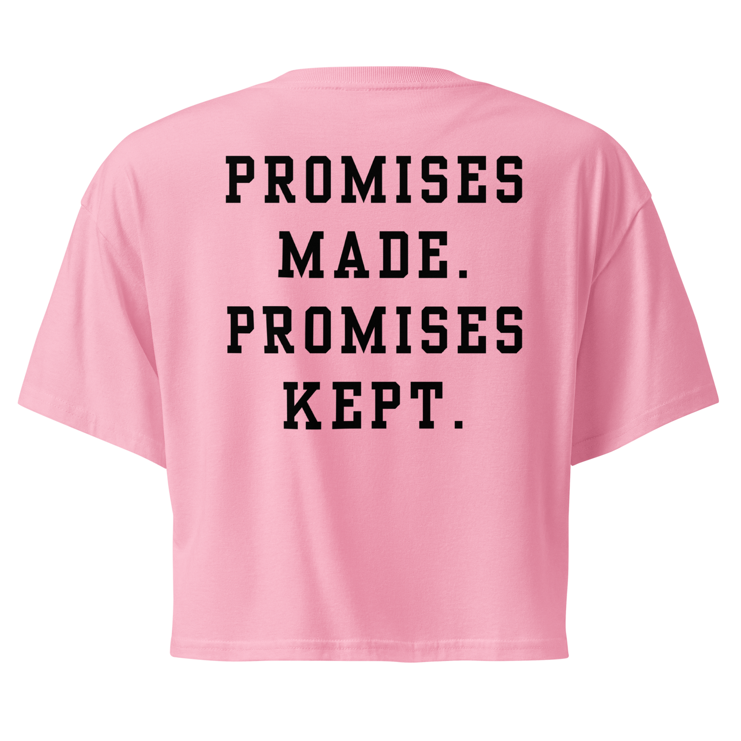 Godfidence Promises Crop Top - Godfidence Every Day G.E.D. Brand