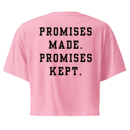 Godfidence Promises Crop Top - Godfidence Every Day G.E.D. Brand