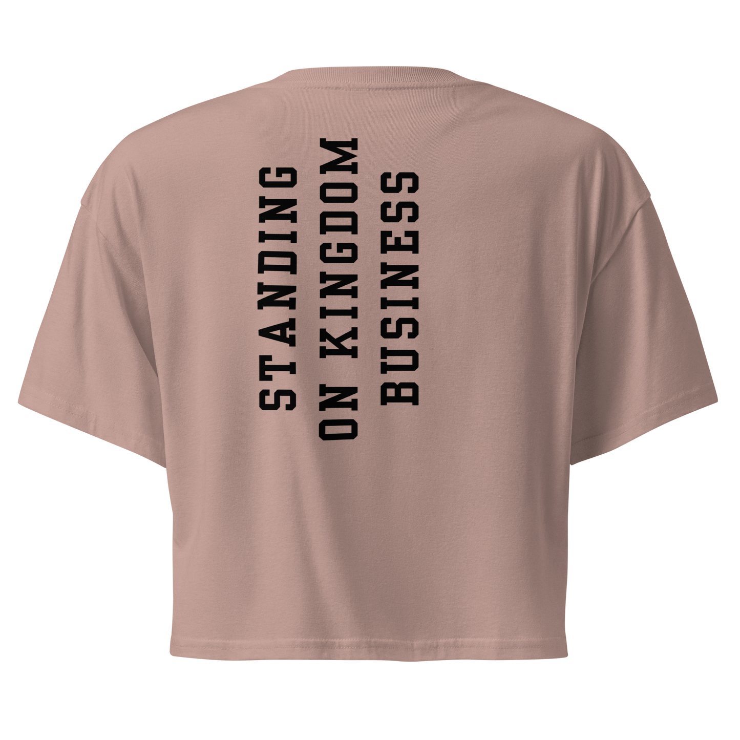Kingdom Women's Crop Top - Godfidence Every Day G.E.D. Brand