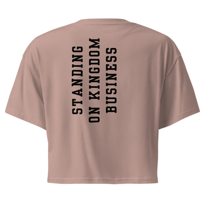 Kingdom Women's Crop Top - Godfidence Every Day G.E.D. Brand