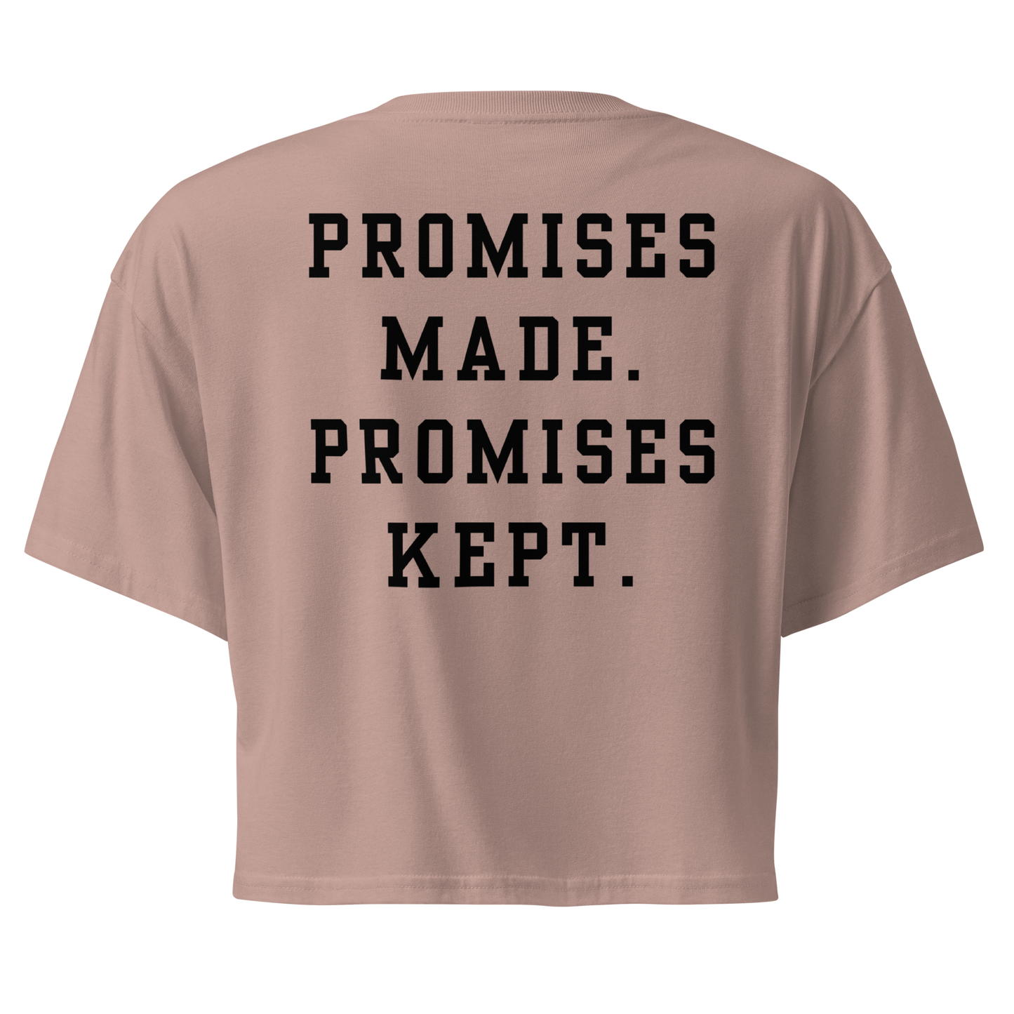 Godfidence Promises Crop Top - Godfidence Every Day G.E.D. Brand