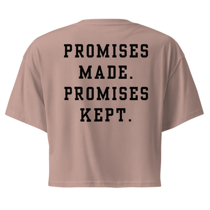 Godfidence Promises Crop Top - Godfidence Every Day G.E.D. Brand