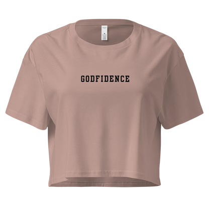 Simple Godfidence Every Day Crop Top - Godfidence Every Day G.E.D. Brand