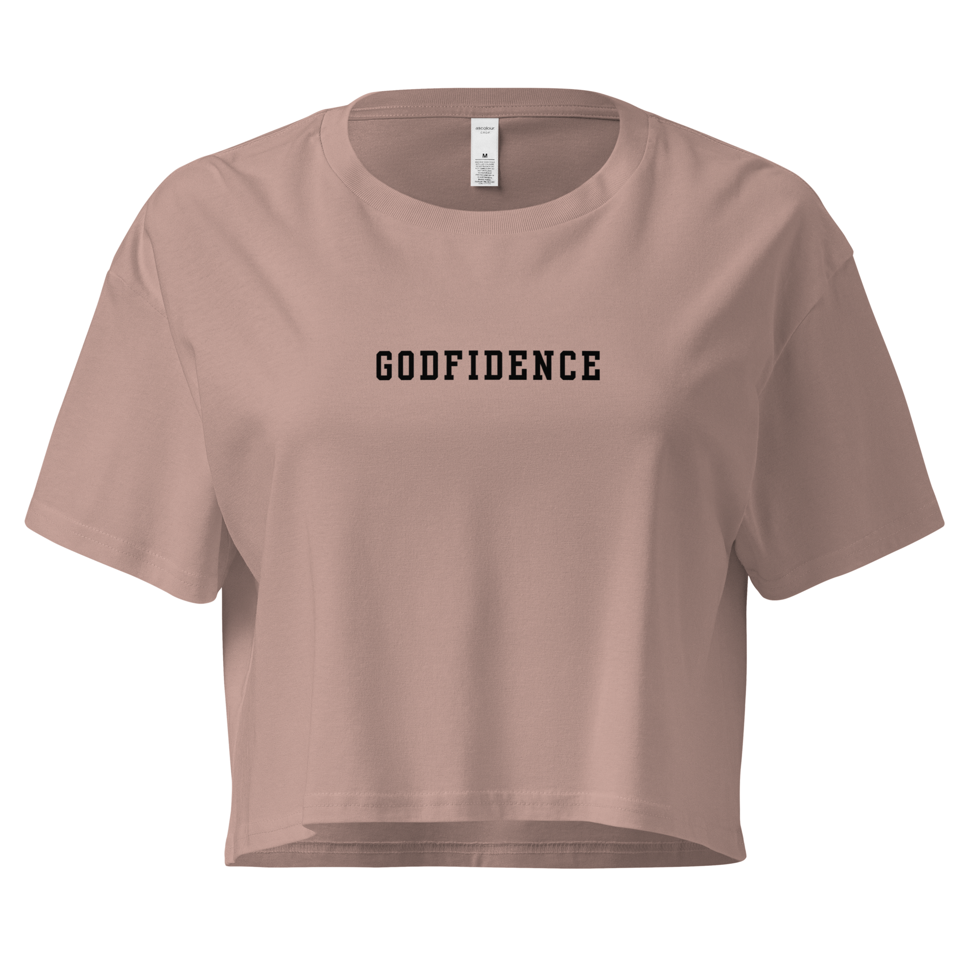 Godfidence Promises Crop Top - Godfidence Every Day G.E.D. Brand