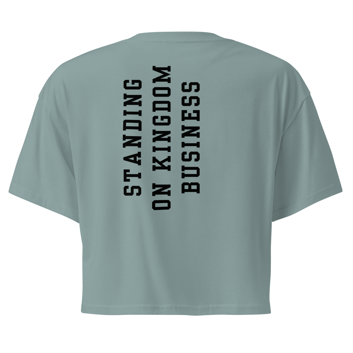 Kingdom Women's Crop Top - Godfidence Every Day G.E.D. Brand