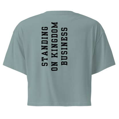 Kingdom Women's Crop Top - Godfidence Every Day G.E.D. Brand