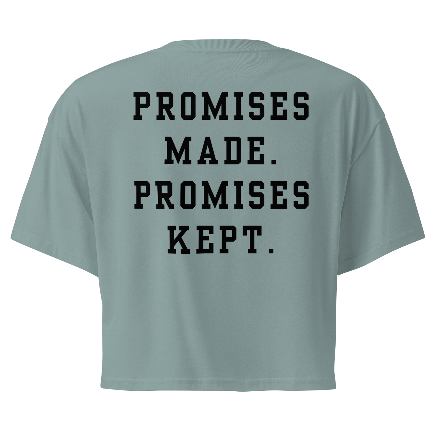 Godfidence Promises Crop Top - Godfidence Every Day G.E.D. Brand