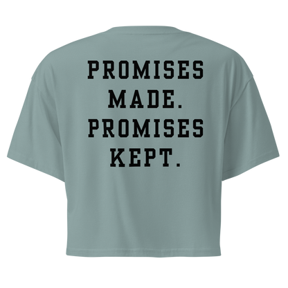 Godfidence Promises Crop Top - Godfidence Every Day G.E.D. Brand