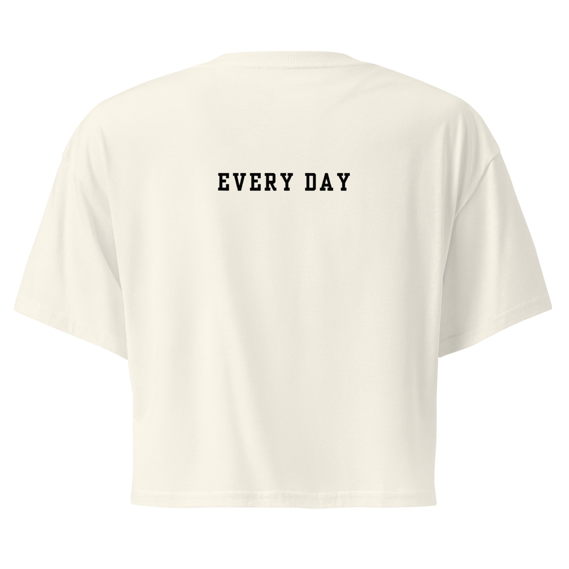 Simple Godfidence Every Day Crop Top - Godfidence Every Day G.E.D. Brand
