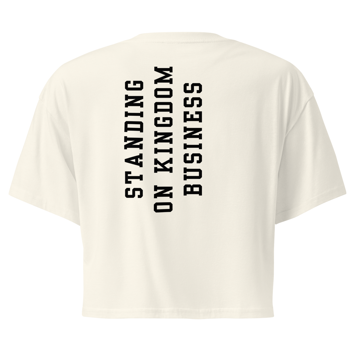 Kingdom Women's Crop Top - Godfidence Every Day G.E.D. Brand
