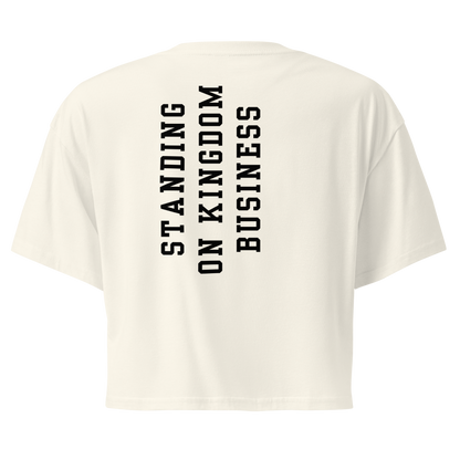 Kingdom Women's Crop Top - Godfidence Every Day G.E.D. Brand