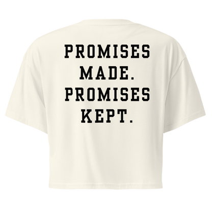 Godfidence Promises Crop Top - Godfidence Every Day G.E.D. Brand