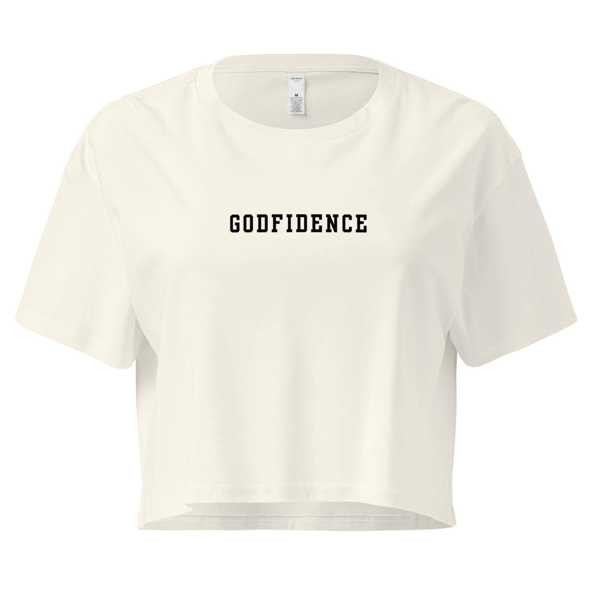 Godfidence Promises Crop Top - Godfidence Every Day G.E.D. Brand