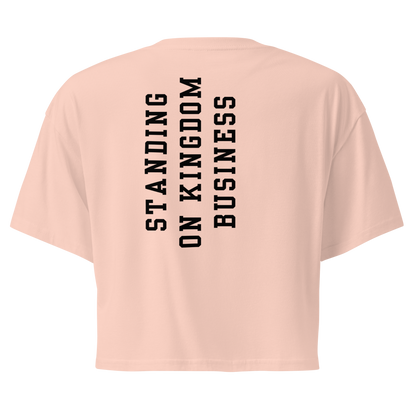 Kingdom Women's Crop Top - Godfidence Every Day G.E.D. Brand
