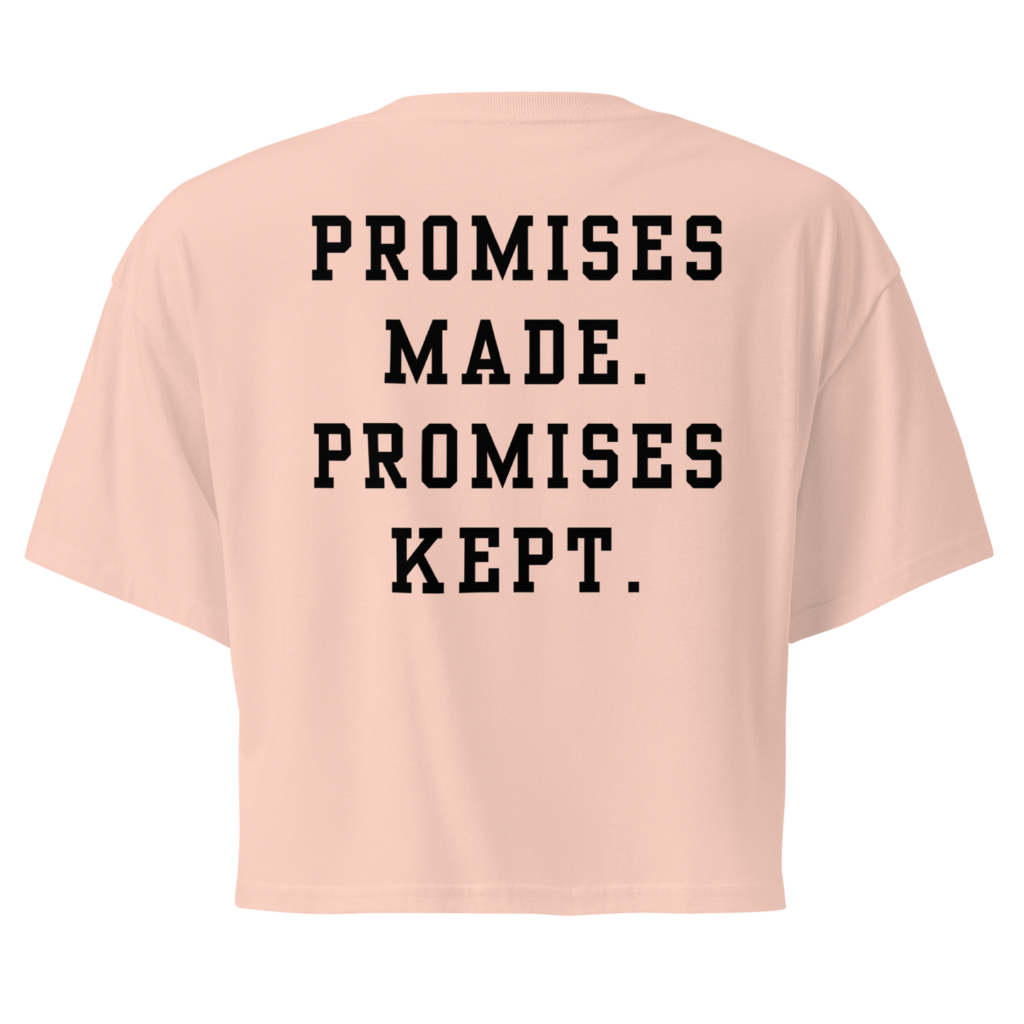 Godfidence Promises Crop Top - Godfidence Every Day G.E.D. Brand
