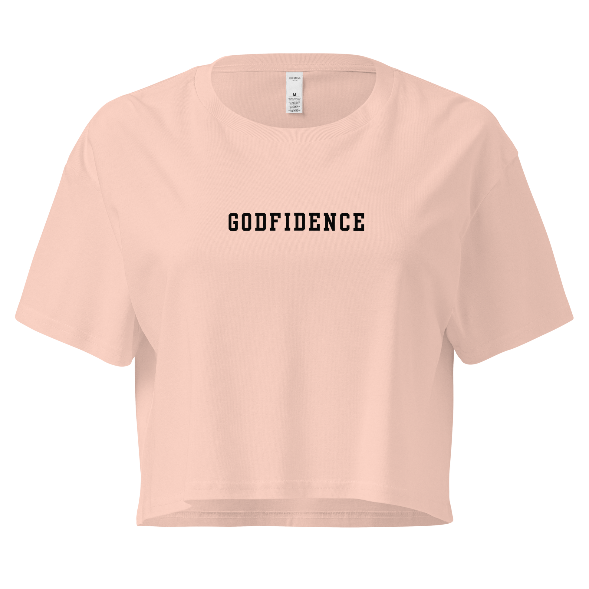 Godfidence Promises Crop Top - Godfidence Every Day G.E.D. Brand