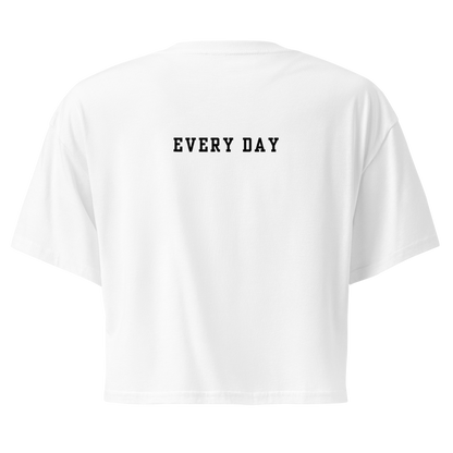 Simple Godfidence Every Day Crop Top - Godfidence Every Day G.E.D. Brand