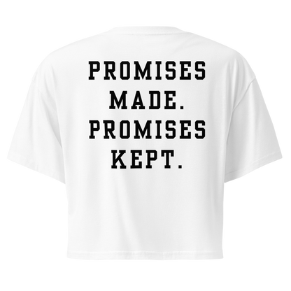 Godfidence Promises Crop Top - Godfidence Every Day G.E.D. Brand