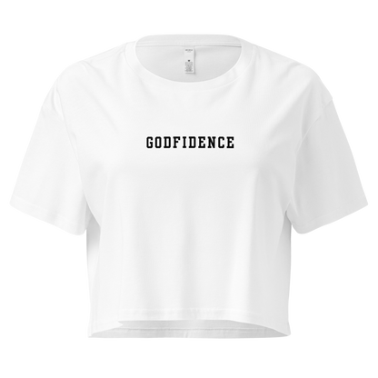 Simple Godfidence Every Day Crop Top - Godfidence Every Day G.E.D. Brand