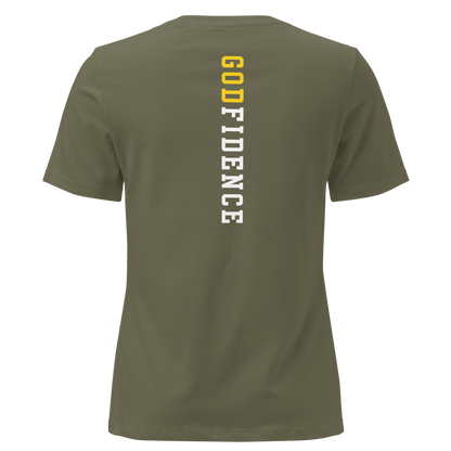 NEW!! Godfidence Womens War Front Tee