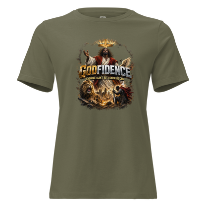 NEW!! Godfidence Womens War Front Tee