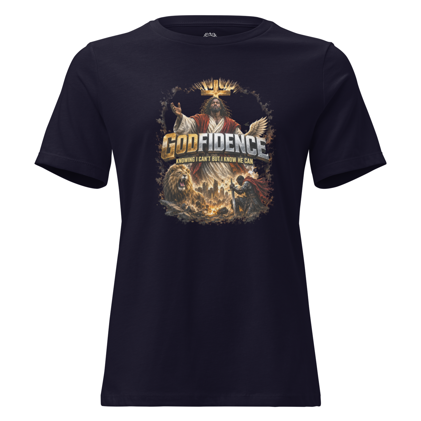 NEW!! Godfidence Womens War Front Tee