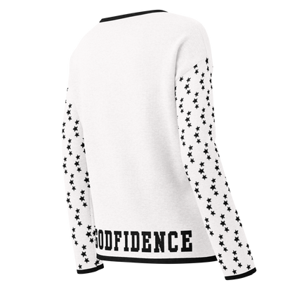 Godfidence & Star Sleeve Knitted sweater - Godfidence Every Day G.E.D. Brand